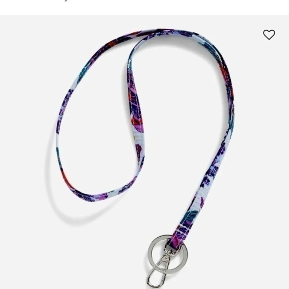 Vera Bradley Petit Neon Blooms Lanyard New